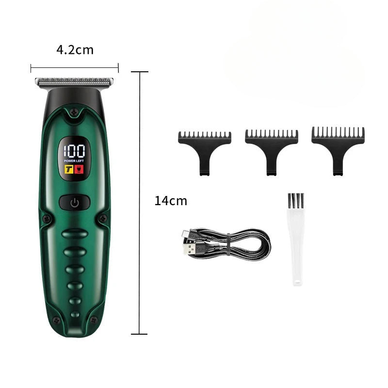 Electric Powerful Hair Trimmer Home Bald Head Hair Cutting Rechargeable Cordless Hair Clipper Men Body Hair Grooming Kit