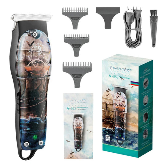 Cordless Professional Hair Trimmer Beard Grooming For Men Electric Trimmer Hair Cutting Machine Rechargeable Haircut