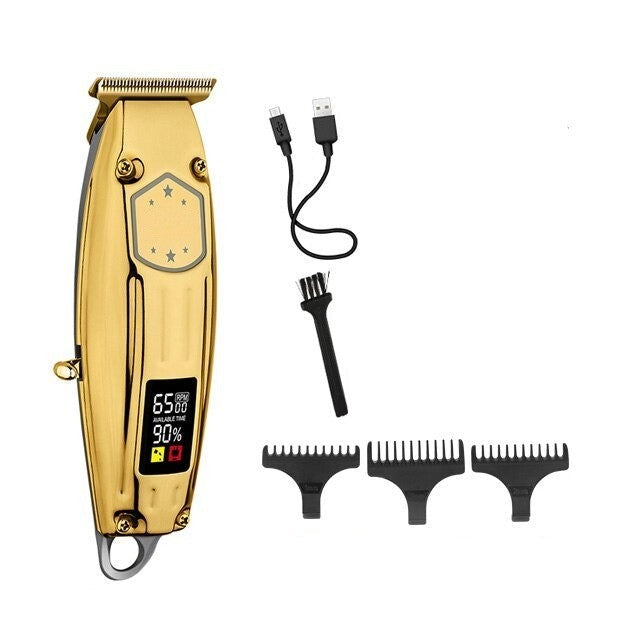 Professional Cordless Hair Clippers for Men Rechargebale LED Display Beard Trimmer Barber Haircut