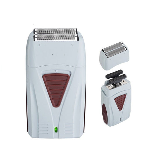 Men's Shaver Beard Travel USB Double Blade Shaving Trimmer Short Hair Removal Male Machine Clipper