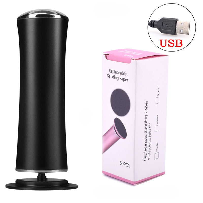 Electric Pedicure Foot Care Tool Files Pedicure Callus Remover USB Cable Sawing File For Feet Dead Skin Callus Peel Remover