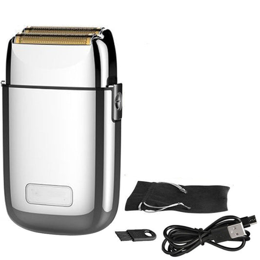 Full Metal Electric Shaver for Men Hair Beard Electric Razor Bald Head Shaving Machine Finishing Fades Rechargeable