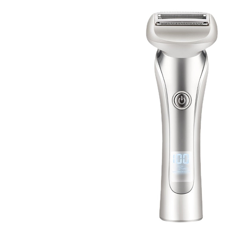 Electric Razor for Women Bikini Trimmer Painless Lady Electric Shaver Wet and Dry Pubic Hair Removal Trimmer for Underarm Arm