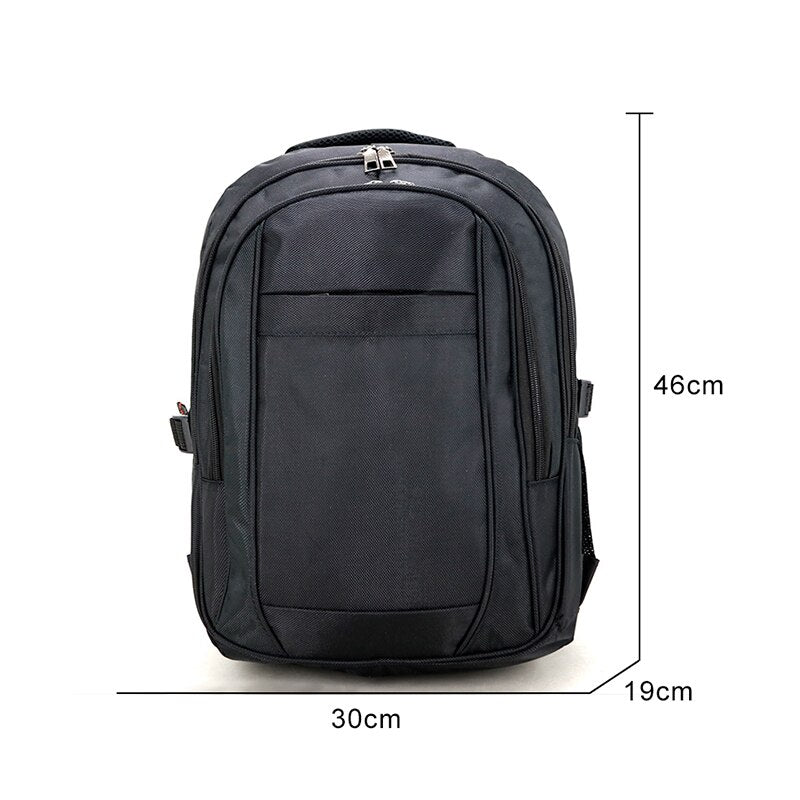 Oxford Cloth Men's Backpack Waterproof Man Business Casual Bag  Male Outdoor Travel Bagpack Large Storage Space Design