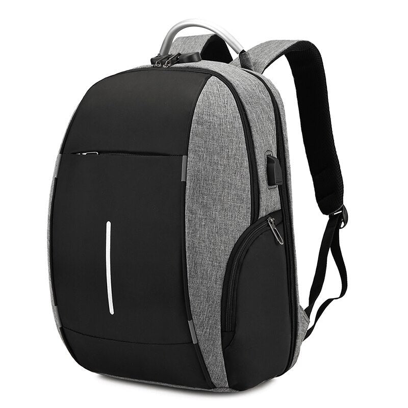 Men's Backpack Business Multifunctional USB Charging Notebook Bag For 15.6 Inch Casual Waterproof Backbag For Man