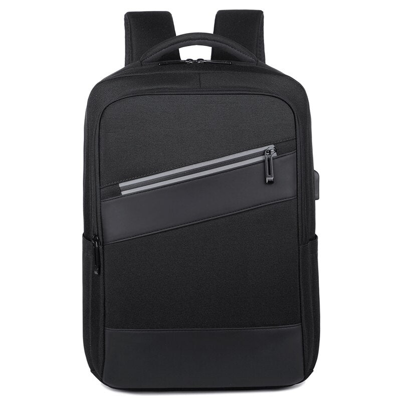 Backpack For Men Multifunctional Man's Business Bag USB Charging Waterproof Rucksack Male For Laptop Trolley Strap Design