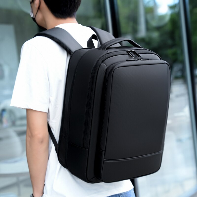 Men's Backpack Multifunctional Waterproof Bag USB Charging Laptop Rucksack Male Business Casual Bagpack Extensible Design