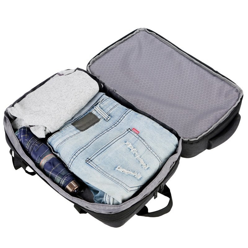 News Men's Backpack USB Charging Multifunctional Laptop Backbag Business Waterproof Casual Bag For Mans Rucksack