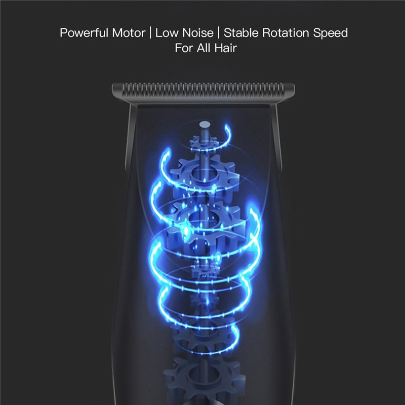 2 In 1 Electric Hair Clipper Beard Trimmer For Men Cordless Rechargeable Haircutter Pro Powerful Cutting Shaver Travel Home