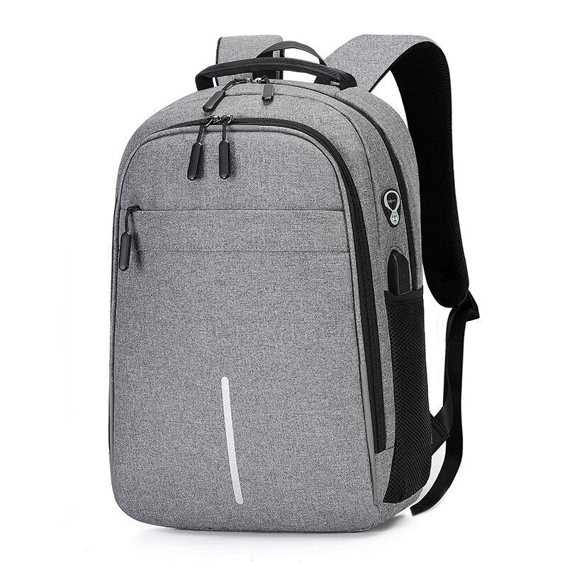 Mens Backpacks Waterproof Oxford Cloth Bag Multifunctional USB Charging Rucksack Male For Laptop Business Casual Bagpack