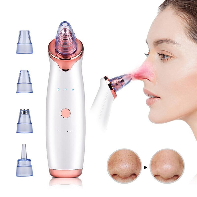 Vacuum Blackhead Remover Pimple Acne Removal Tool Skin Care Pore Cleaner Facial Diamond Dermabrasion Machine