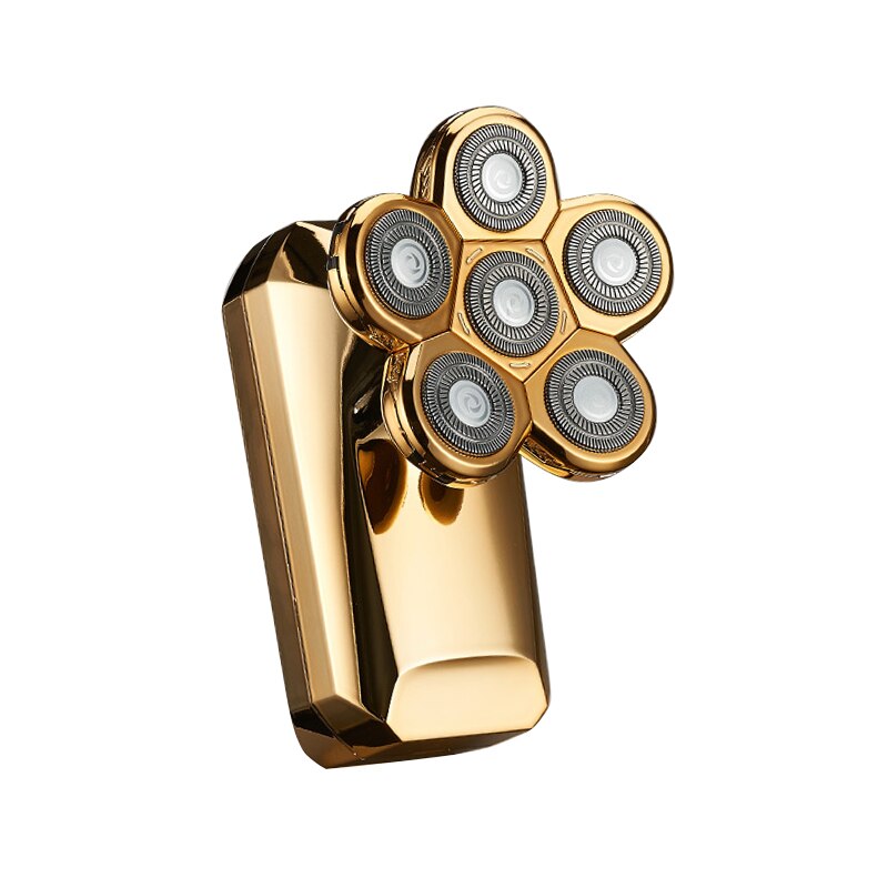 LCD Digital Display Men's Razor 6D Electric Knife Net Shaver Razor Bald Beard Hair Skull Trimmer Beard Shaving Machine Hair Clip