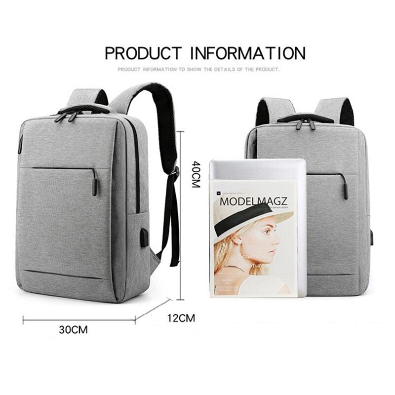 Multifunctional Man Backpack Waterproof Nylon Bag Large Capacity USB Charing Business Rucksack For Laptop 15.6 Inch Male