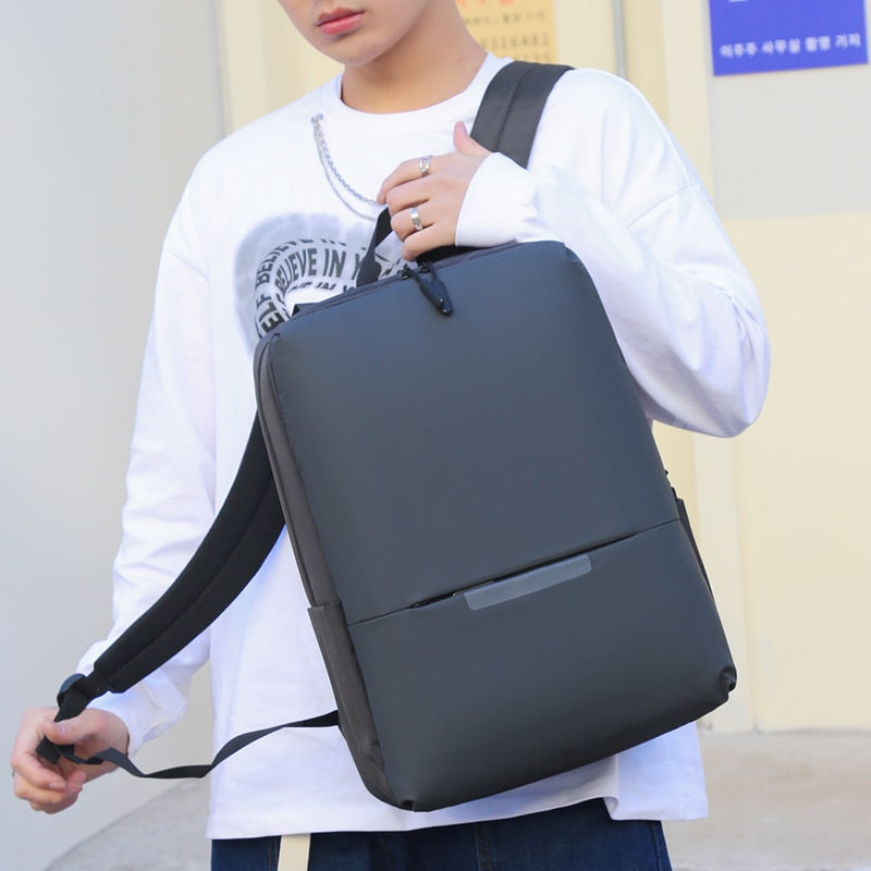 Mens Backpacks Business Waterproof Bags For Laptop Multifunctional Casual Rucksack Male Large Capacity Design