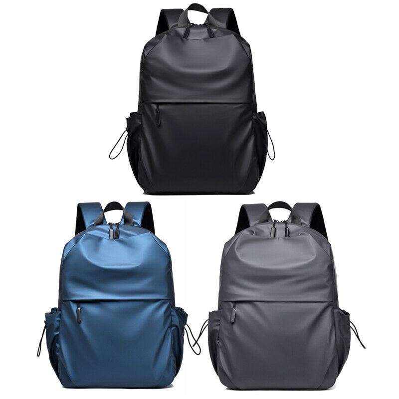 Men's Fashion Backpack Trendy Black Portable Casual Designer Backbags Waterproof Luxury Business Bag For Laptop 14 Inch