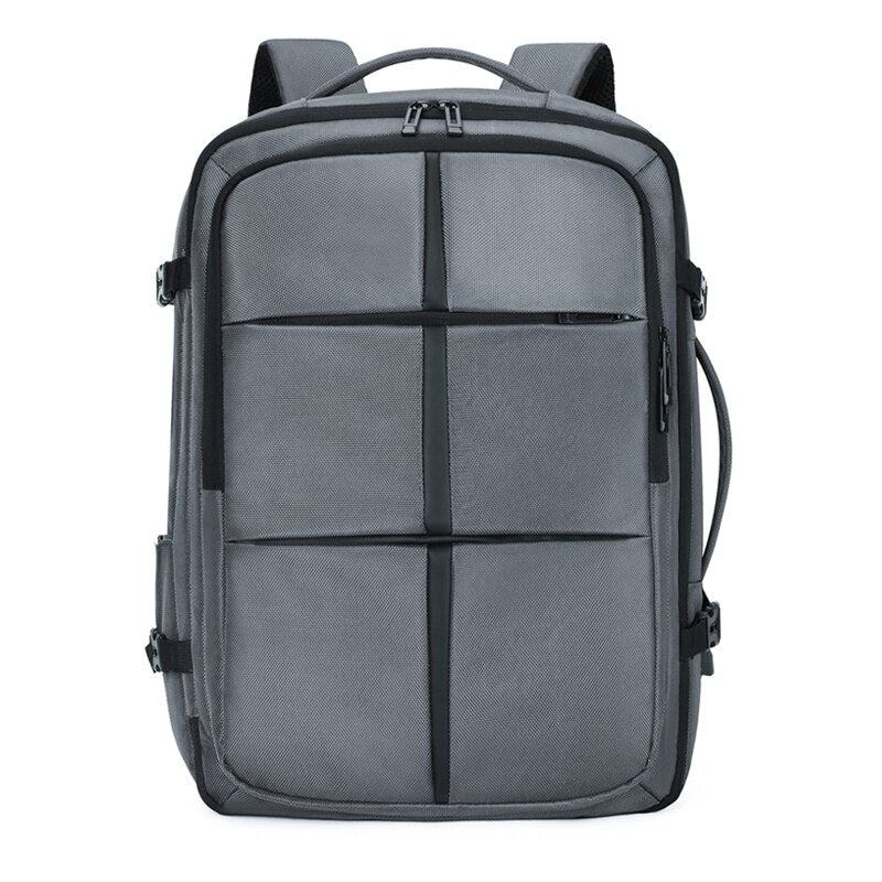 Large-capacity Men's Backpack Multifunction USB Charging Bagpack Male Business Bag For Laptop 17.6 Inch Expandable Rucksack