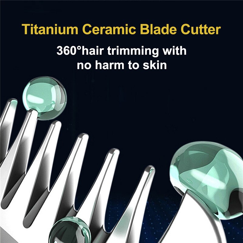 Electric Hair Clipper For Pet Hair Cutting Low Noise Ceramic Blade Hair Trimmer Dog Cat Rabbit Hair Removal Machine