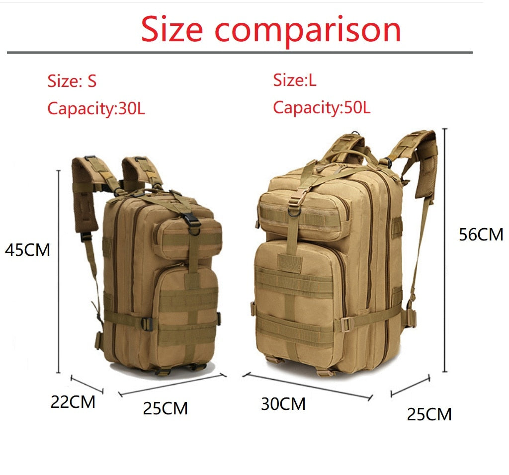 1000D Nylon Bags Backpacks Hiking Backpack  Outdoor Military Rucksacks Tactical Backpack Military Bag Men Bag Backpack