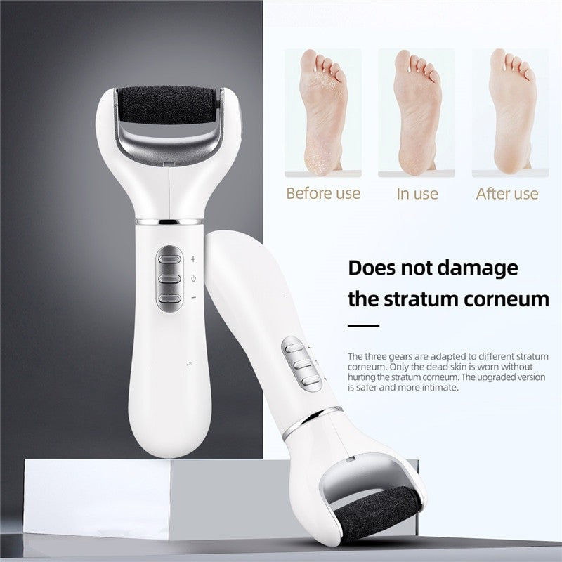 Electric Foot File Callus Remover Usb Rechargeable Pedicure Dead Skin Callus Remover Foot Skin Care Machine +Replacement Heads