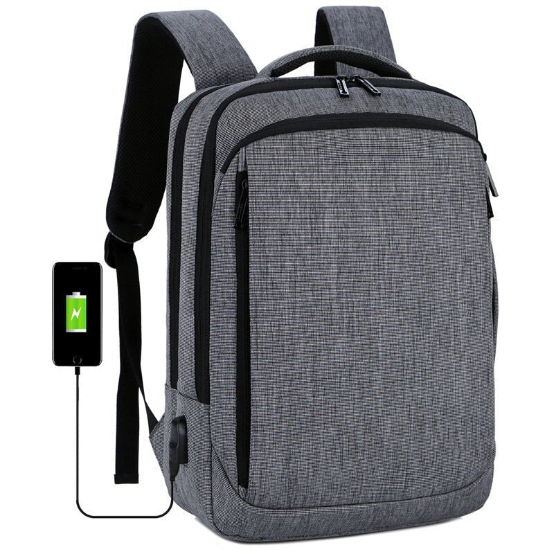 Backpack For Men Casual Oxford Cloth Waterproof Luxury Bagpack USB Charging Business Rucksack For Men Laptop Bag 15.6-inch