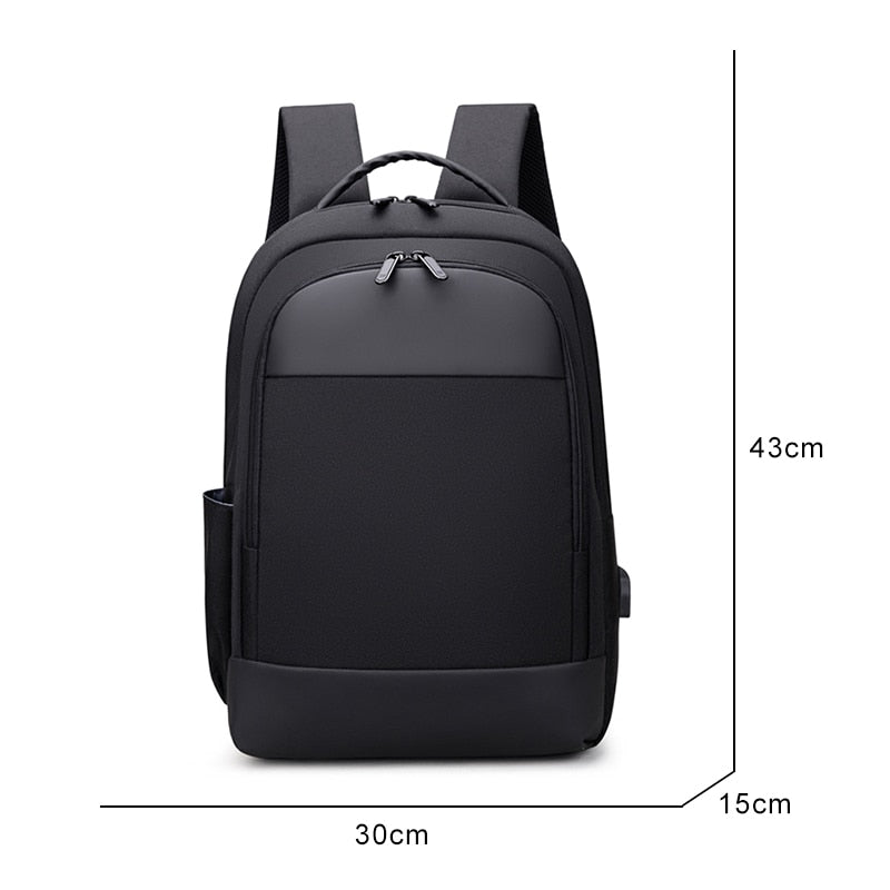 New Backpack For Men Multifunctional Business Waterproof Oxford Cloth Bag for Laptop 15 6 USB Charging Casual Rucksack Mans