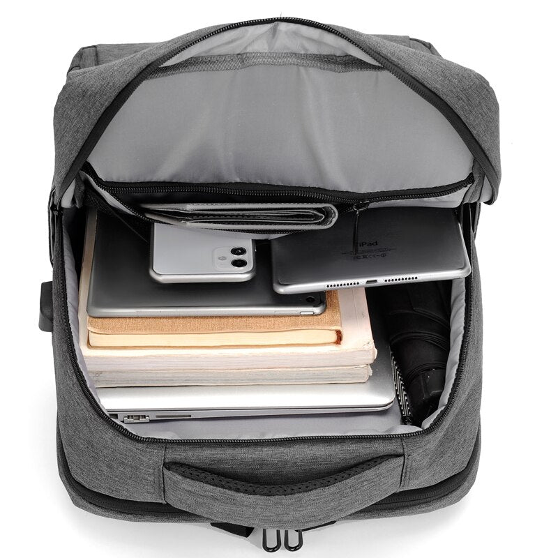 Business Backpack For Men Multifunctional Waterproof Bags USB Charging Laptop Bagpack Fashion Casual Rucksack Male