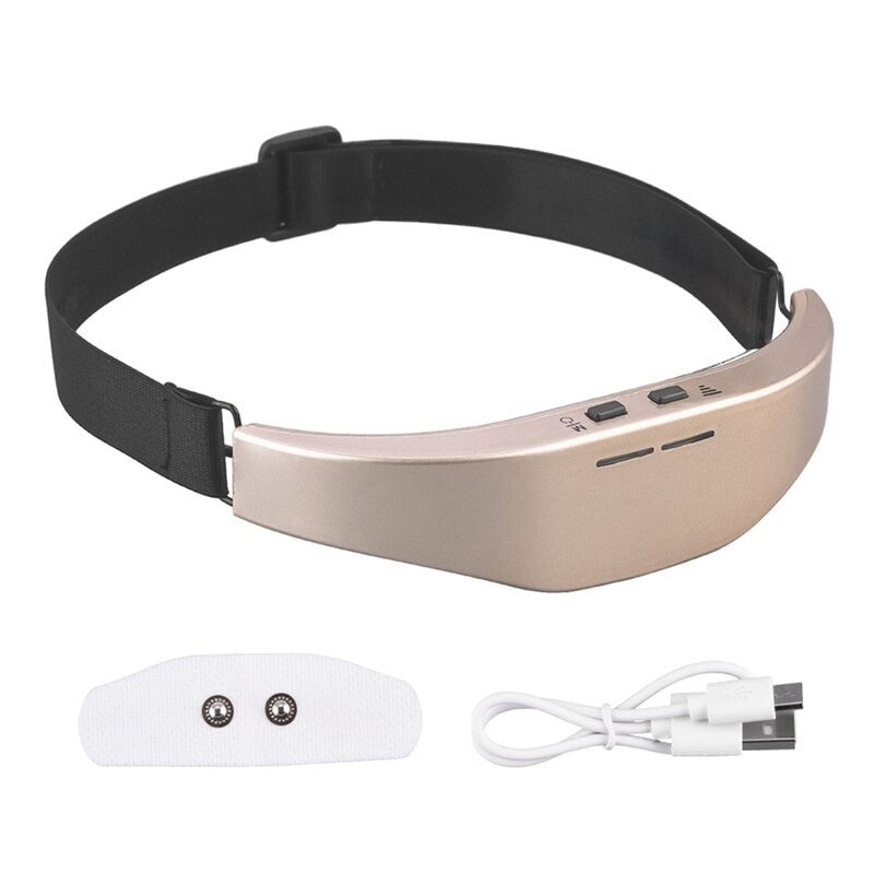 Smart Electric Head Massager Microcurrent Wireless Sleep Instrument Sleep for Better Sleep and Relieve Headache