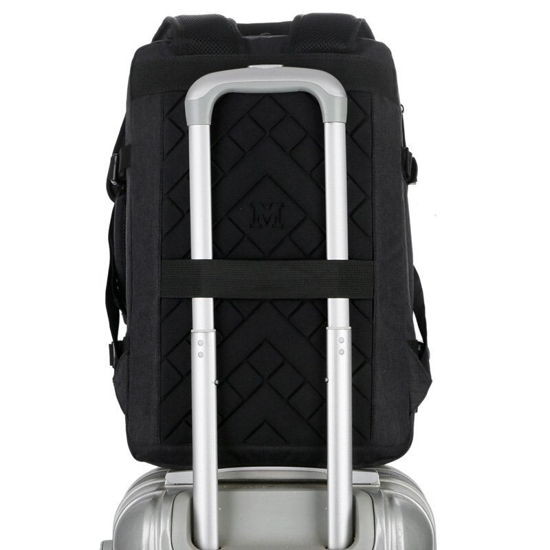 News Men's Backpack USB Charging Multifunctional Laptop Backbag Business Waterproof Casual Bag For Mans Rucksack