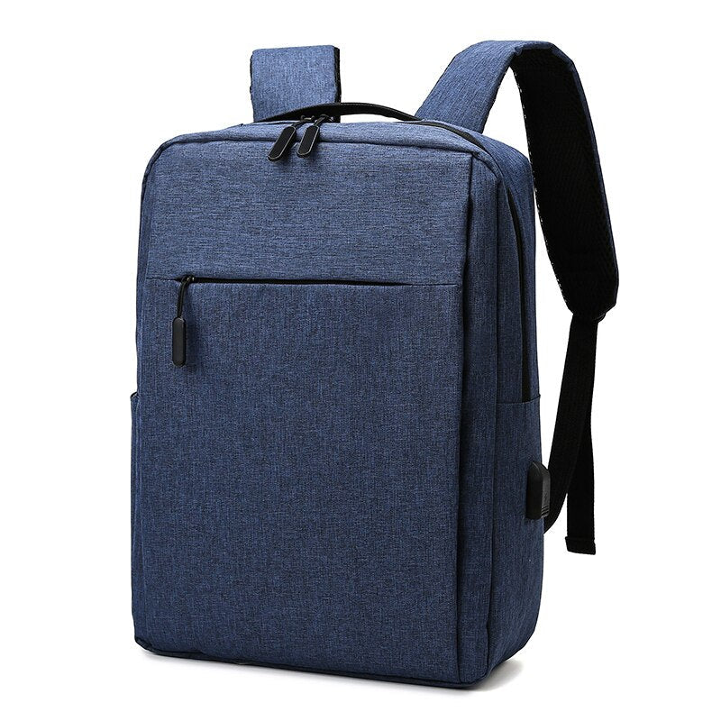 USB Charging Backpacks For Men Waterproof Oxford Cloth Bag Multi-function Laptop Rucksack Male Business Casual Bagpack
