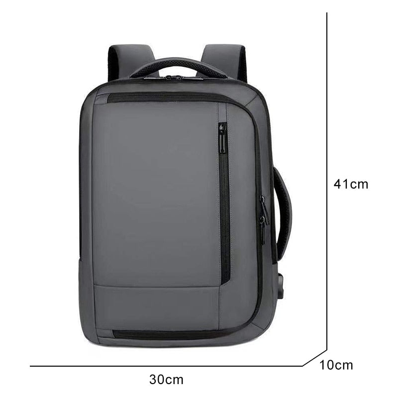 Men's Backpack New Multifunctional Business Notebook Bagpack USB Charging Waterproof Notebook Bag For Laptop