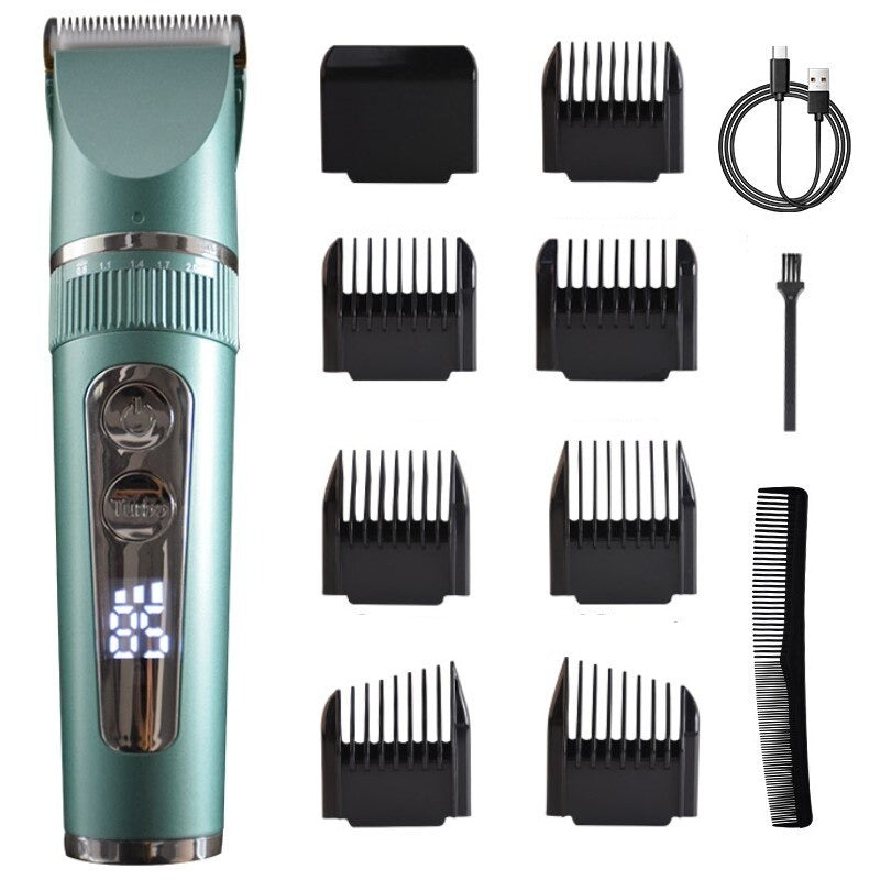 Professional Hair Clipper for Men Rechargeable Electric Razor Hair Trimmer Hair Cutting Machine Beard Trimmer Fast Charging