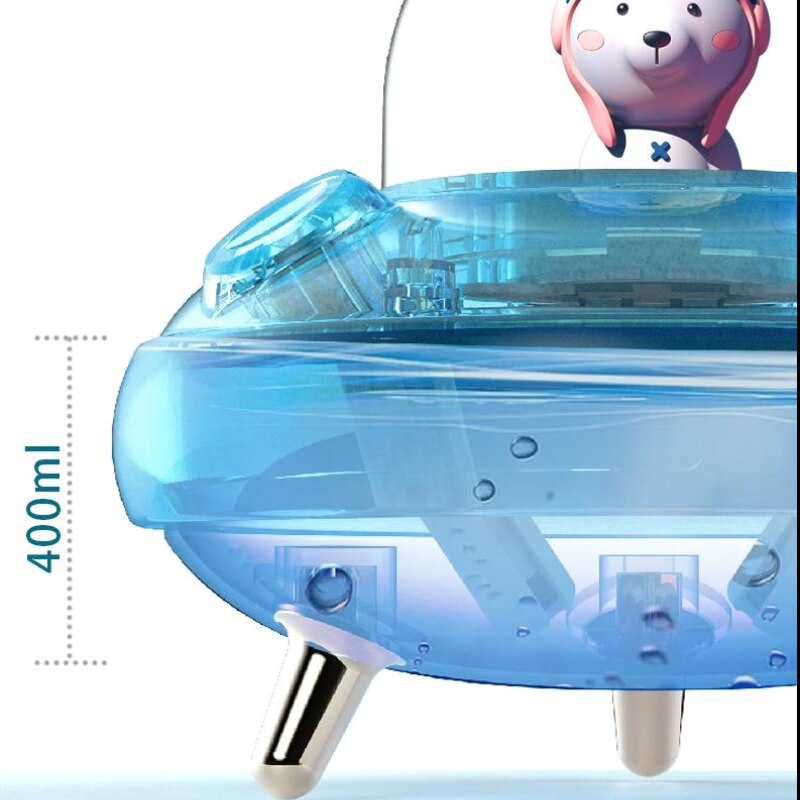 Humidifier Double Spray Cute Pet USB Humidifier Air Atomization Water Replenishing Instrument Desktop Mini Colorful