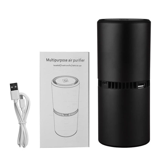 Mini Household Car Deodorizer Air Purifier Negative Ion USB Rechargeable Fridge Purifier Portable Small Space Clear Odor