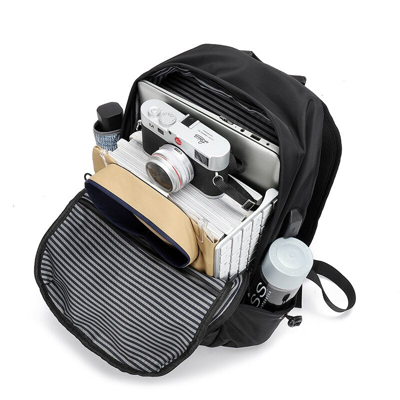 Men's Backpack USB Charging Business Bags Multifunctional Waterproof Laptop Rucksack Male Portable Fashion Backpacks