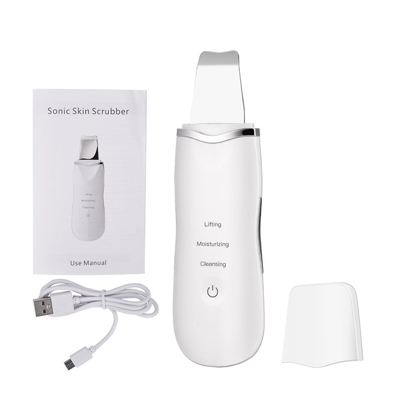 Ultrasonic Deep Face Cleaning Machine Skin Scrubber Remove Dirt Blackhead Reduce Wrinkles spots Facial Whitening Lifting