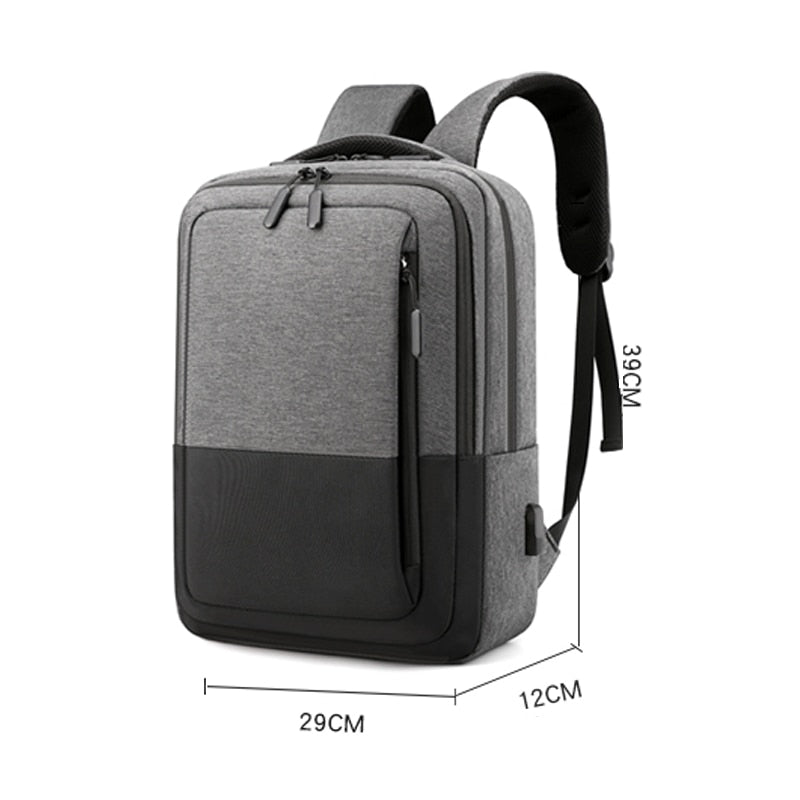 Backpack For Men USB Charging Bags For Male Multifunctional Waterproof Rucksack Laptop Bagpack  Business Casual Bag