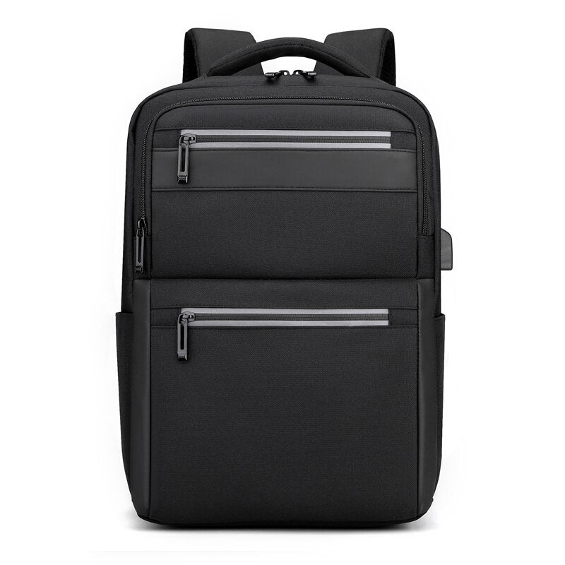Mens Backpacks Multifunctional Waterproof Bag USB Charging Laptop Rucksack Male Business Travel Bagpack Multi-compartment Design