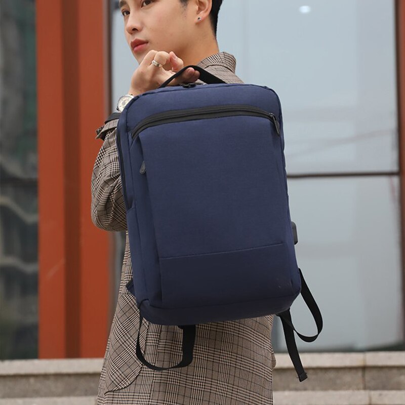 Business Unisex Backpack Multifunctional Waterproof Convenient Bag For Laptop USB Charging Luxury Urban Designer Backbags