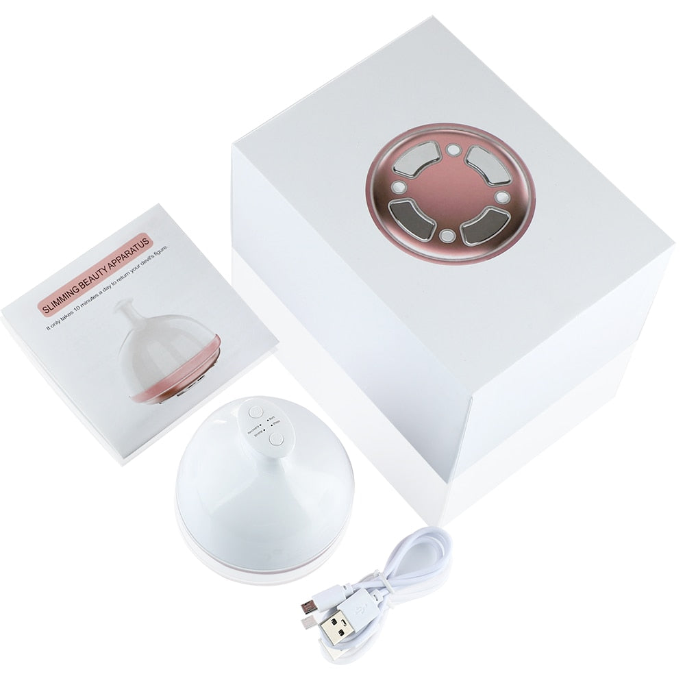 RF Body Shaping LED Fat Burner Ultrasonic Vibration LED Photon Hot Compress Anti Cellulite Weight Loss Slimming Massage