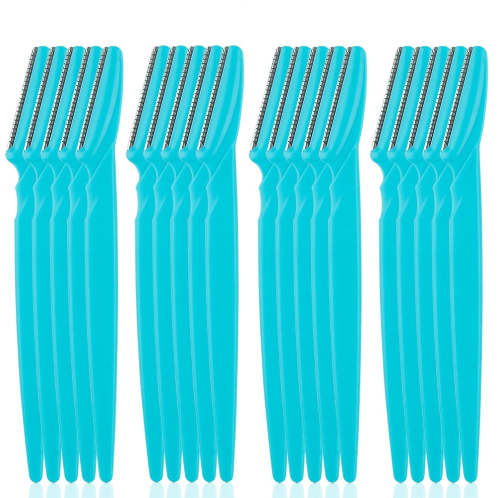 100Pcs Eyebrow Blade Woman Face Shaver Eye Brow Trimmer Blades Cutting Hair Removal Cutter Portable Makeup Beauty Tools