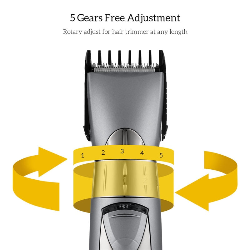 Professional Men Hair Trimmer Removal Washable Electric Hair Clipper Razor Hair Cutting Machine To Haircut Shaver