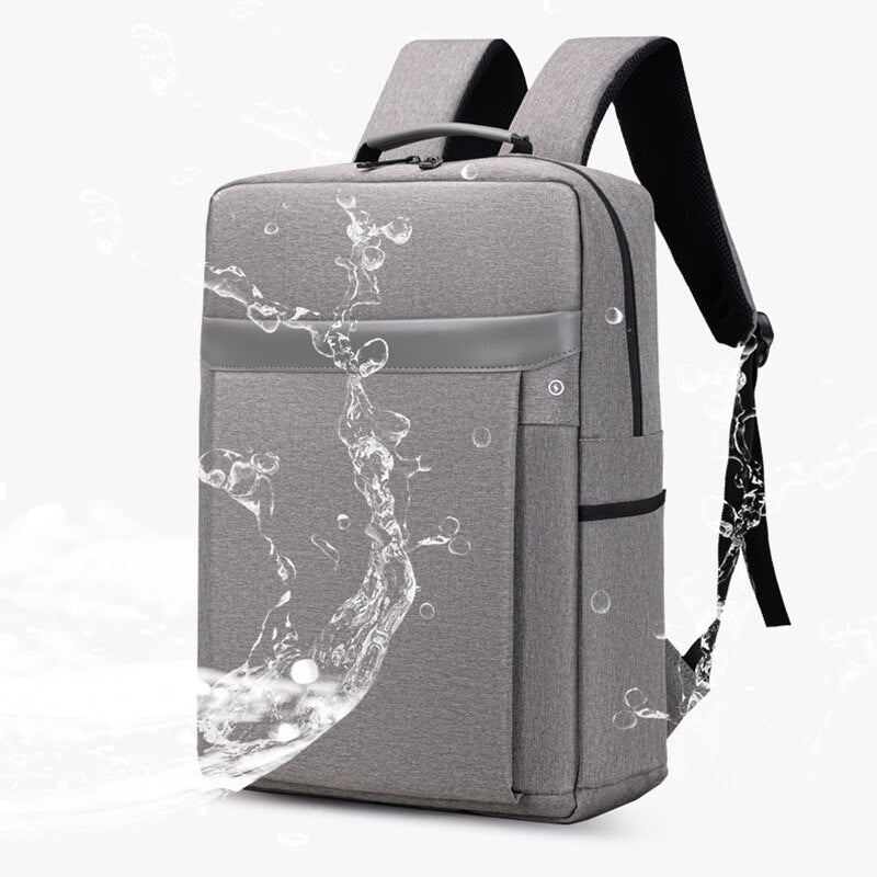 Man Backpack Waterproof Oxford Cloth Bag Multifunctional USB Charging Rucksack Male For Laptop Portable Business Bagpack