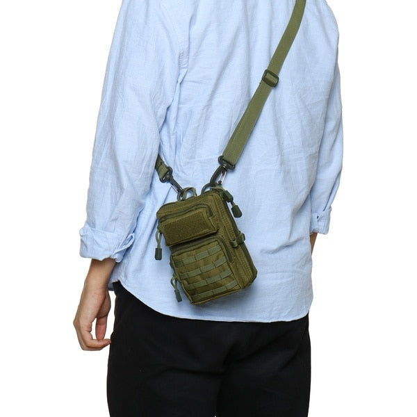 Multipurpose Waterproof Outdoor Tactical Waist Bag Hiking Travelling Sling Backpack Waist Packs Shoulder Bag Pouch