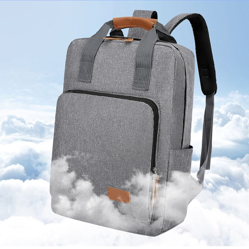 Business Casual Backpacks For Men Waterproof Oxford Cloth Bag Male Multifunction Portable Laptop Rucksack Unisex Bagpack