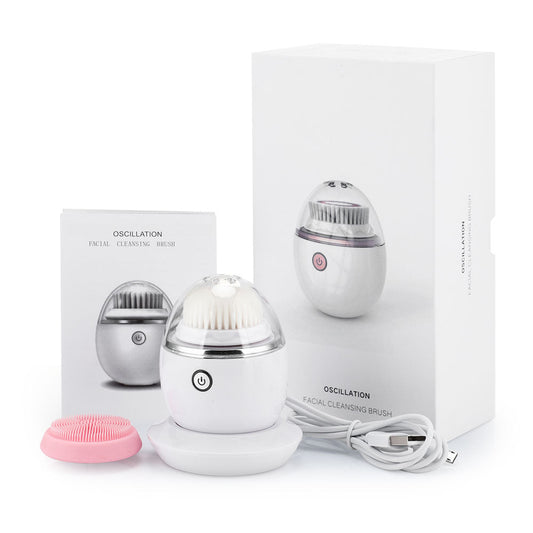 Electric Face Cleansing Brush IPX6 Waterproof Sonic Vibrating Facial Cleanser Deep Blackhead Pore Washing Face Massager