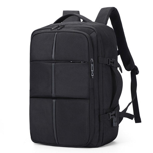 Large-capacity Men's Backpack Multifunction USB Charging Bagpack Male Business Bag For Laptop 17.6 Inch Expandable Rucksack