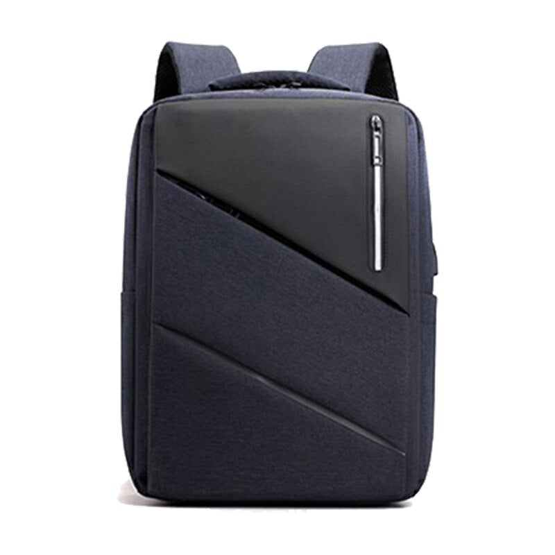 Backpack For Men Waterproof Nylon Luxury Designer Backbag USB Charging Business Anti-theft Black Urban Bag For Laptop 15.6-inch