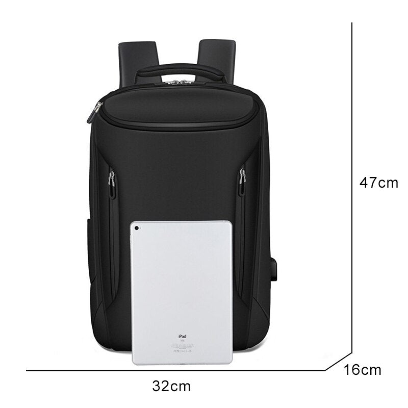 Business Backpack For Men Portable USB Charging Bag Waterproof Oxford Cloth Rucksack Male Multifunction Laptop Bagpack