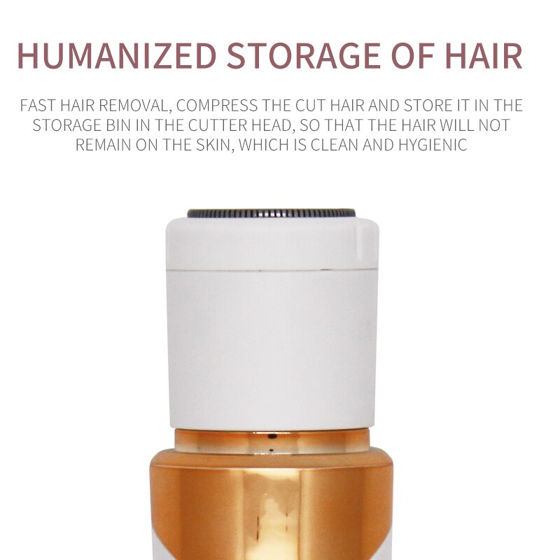 4 in 1 Women's Electric Epilator USB Charging Portable Hair Remover Bikini Painless Shaver for Women Body Facial Eyebrow Trimmer