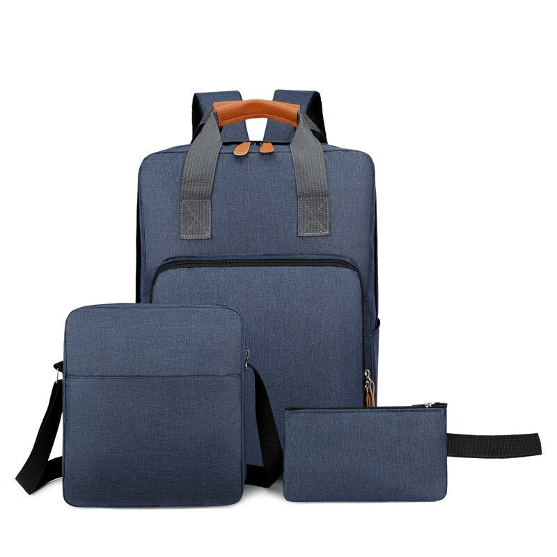 Business Casual Backpacks For Men Waterproof Oxford Cloth Bag Male Multifunction Portable Laptop Rucksack Unisex Bagpack
